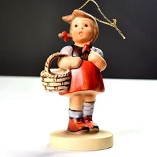 Vintage A Reproduction By Schmid 1984-2nd Edition Girl With Basket-Berta Hummel