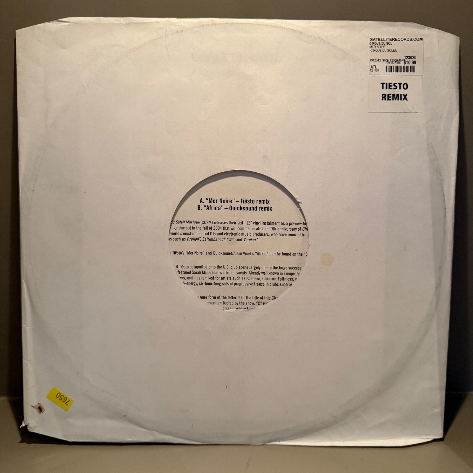 Cirque Du Soleil – Volume 6: Mer Noire / Africa (Tiësto And Quicksound Remixes)