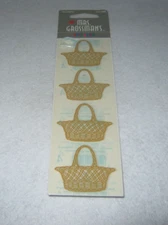 Mrs. Grossman's - Sticker Strip - Whisper Baskets - New - Dated 1998