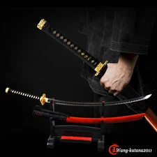 Real Japanese Tachi Sword Large Radians Battle Ready T10 Sharp Samurai Katana