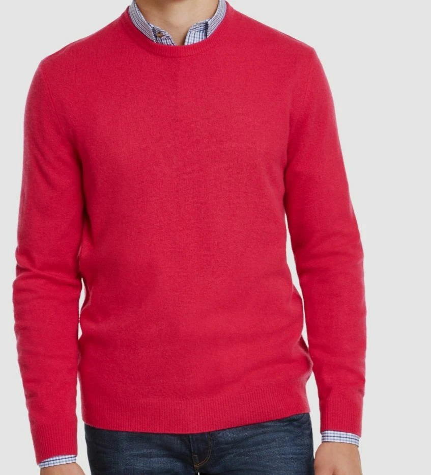 Mens pink deals cashmere sweater