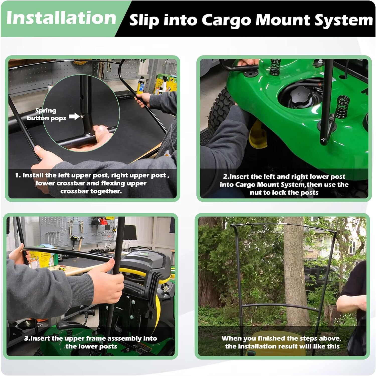 LP68122 Riding Mower Sun Canopy for John Deere 100/S200 Lawn Tractor