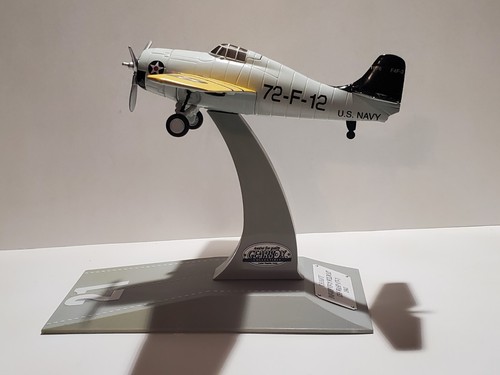 Gearbox US Navy 1941 F4F-3 Wildcat USS Wasp CV-7 Diecast WWII Fighter Plane - Picture 9 of 20
