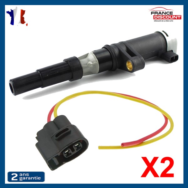 2 Verbindung + 2 ZüNdspule FüR Duster Clio Laguna Megane - 7700107177-image