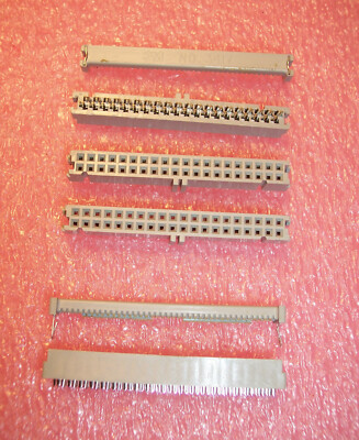 QTY (10) 3417-7600 3M 40 POSITION IDC RIBBON CABLE RECEPTACLES 26-28 AWG 2.54mm