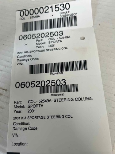 KIA Sportage 2001 columna de dirección cambio de piso con control de crucero - Imagen 6 de 6