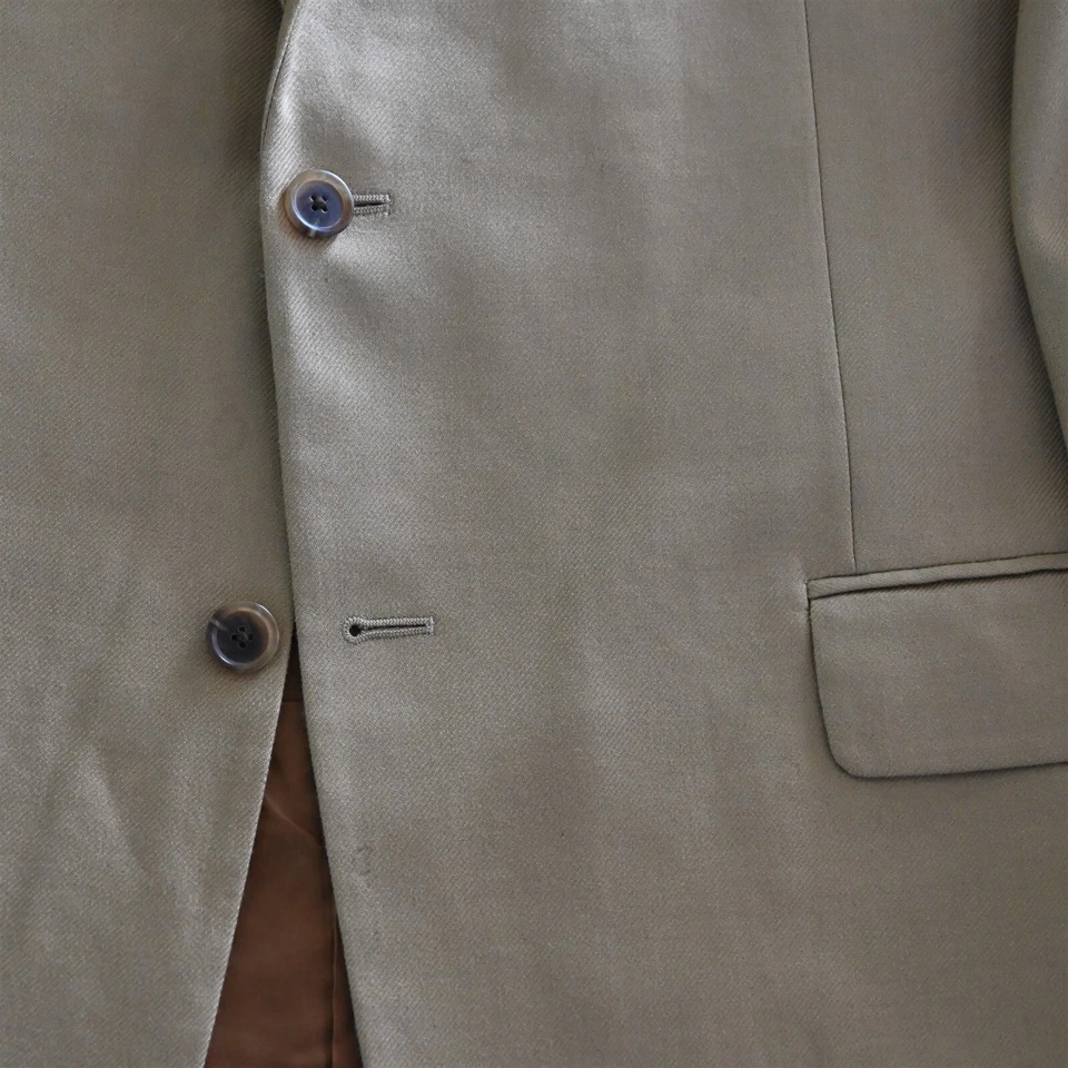 John W Nordstrom 46R желтовато-коричневый коричневый 100% кашемир мужской блейзер спортивная куртка пальто - Изображение 3 из 4