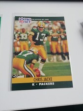 Chris Jacke Green Bay Packers Pick your Card NFL Trading Card