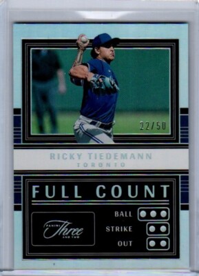 Rickey Tiedemann Three and Two Full Count /50 SSP Super Short Print