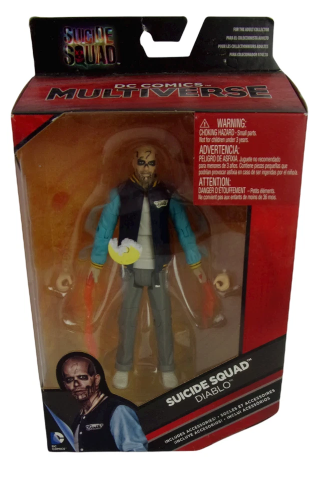 Figura de acción Escuadrón Suicida DIABLO 6" DC Multiverse - Nueva caja dañada Foto 2 de 4