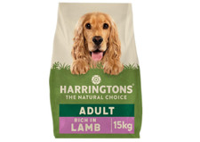 Harringtons Complete Dry Adult Dog Food Lamb & Rice 15 kg Made with All Natural 2.27 per kilo