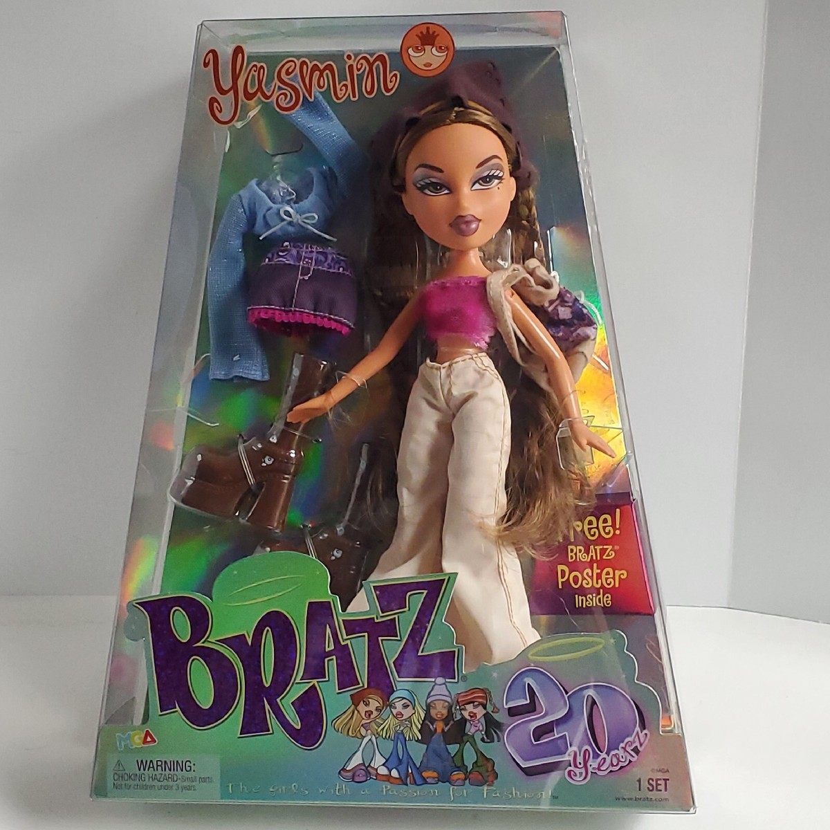 Bratz YASMIN Doll 20th Anniversary NRFB New MGA Re-Release | eBay