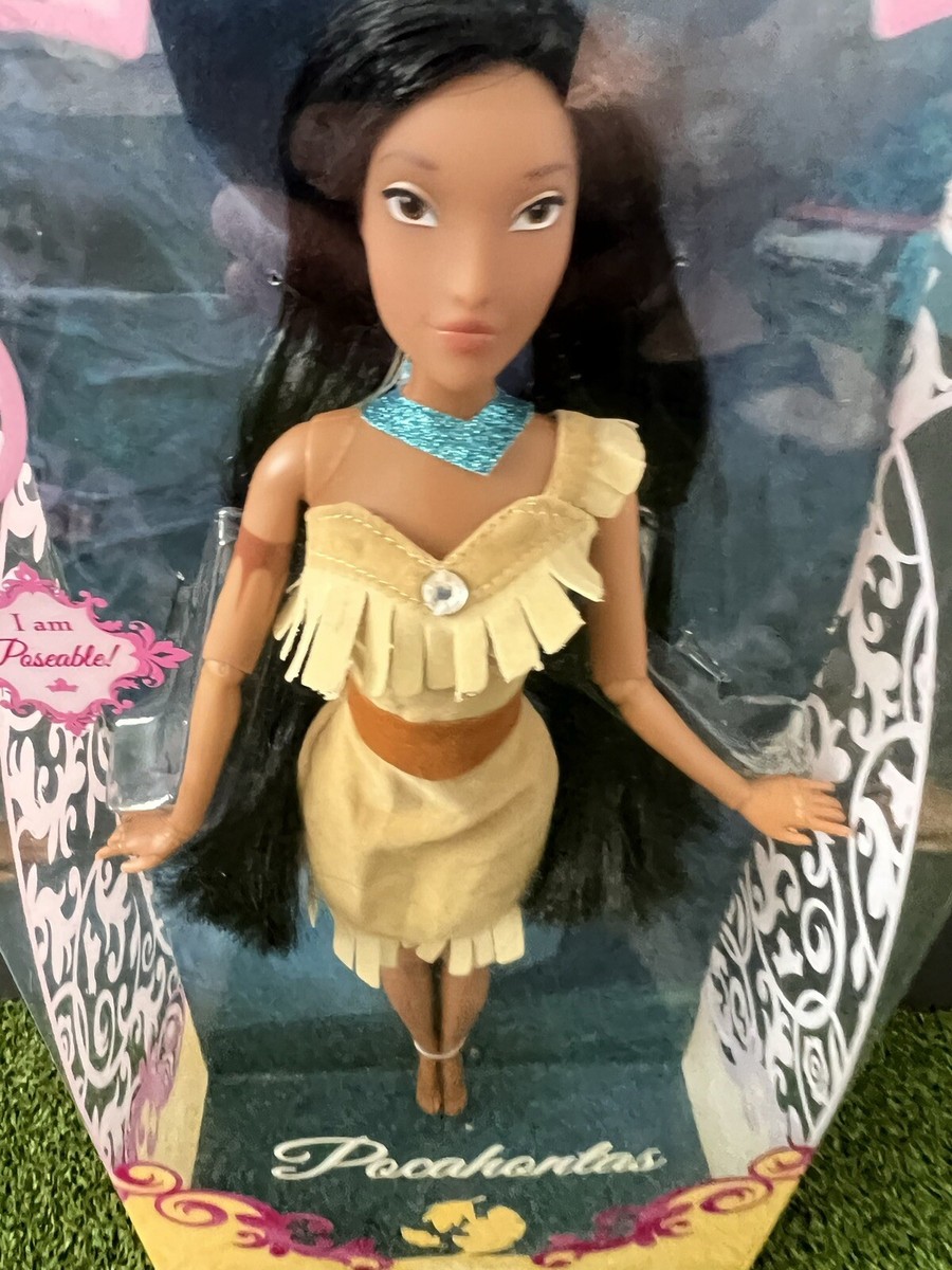NEW) Disney Store Pocahontas Doll 12” Disney Princess Collection