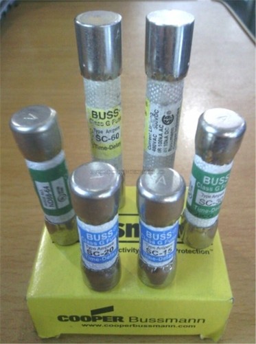 Fusibles Temporisés Bussmann SC-30 30A 480Vac Classe G - Lot Neuf, Pour Installations électriques