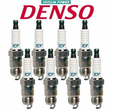 Set of 8 Spark Plugs 4716 ITF20TT Denso Iridium TT For Buick Ford Chevrolet GMC