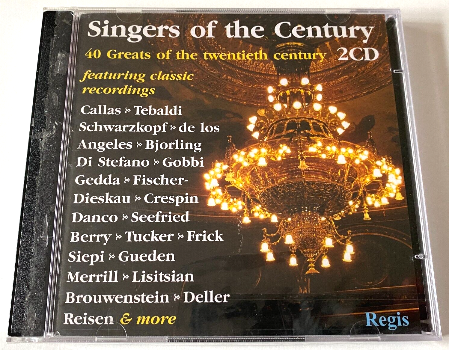 Various - Singers Of The Century, 40 Great Voices Sealed 2x CD Albums 2007 Regis