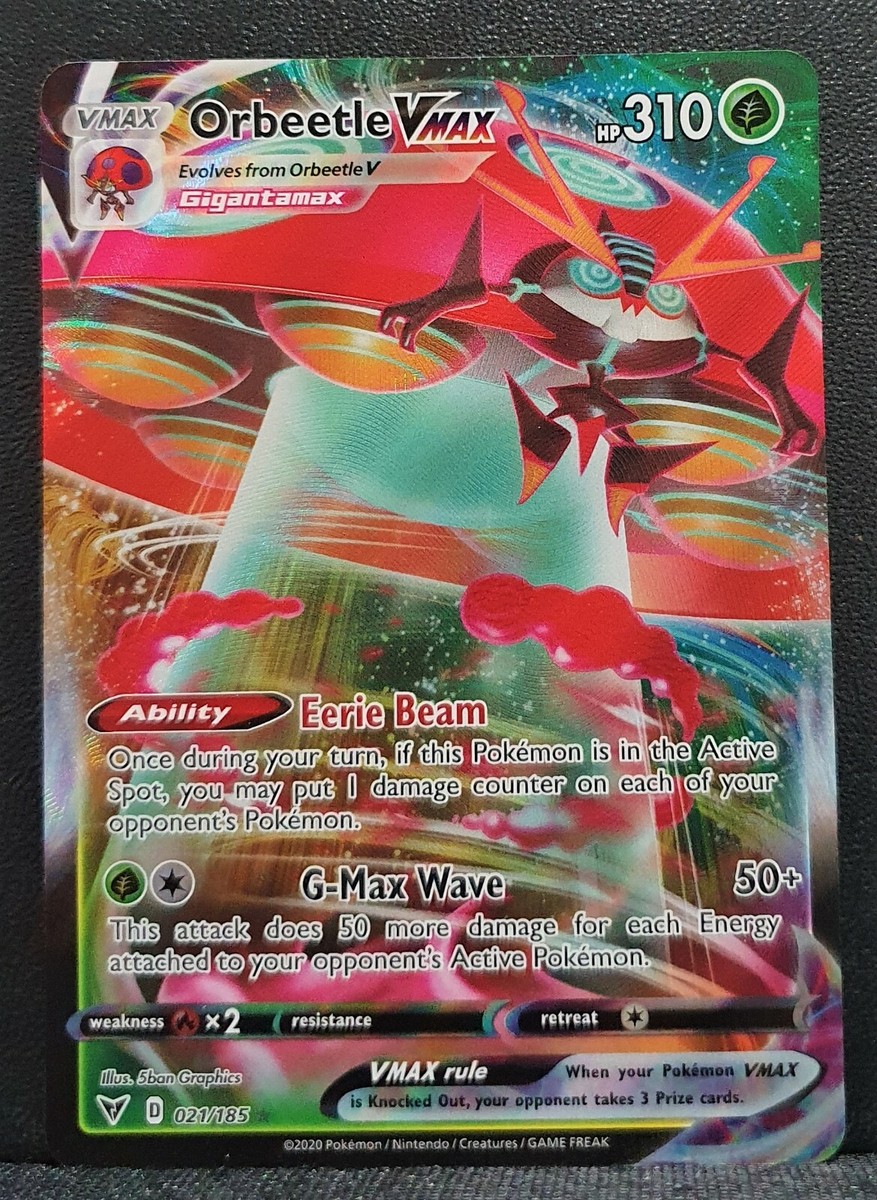 ポケモンバトルカードe+ 45枚　オマケ Pokemon Card Orbeetle VMAX 021/185 Full Art Ultra Rare Vivid