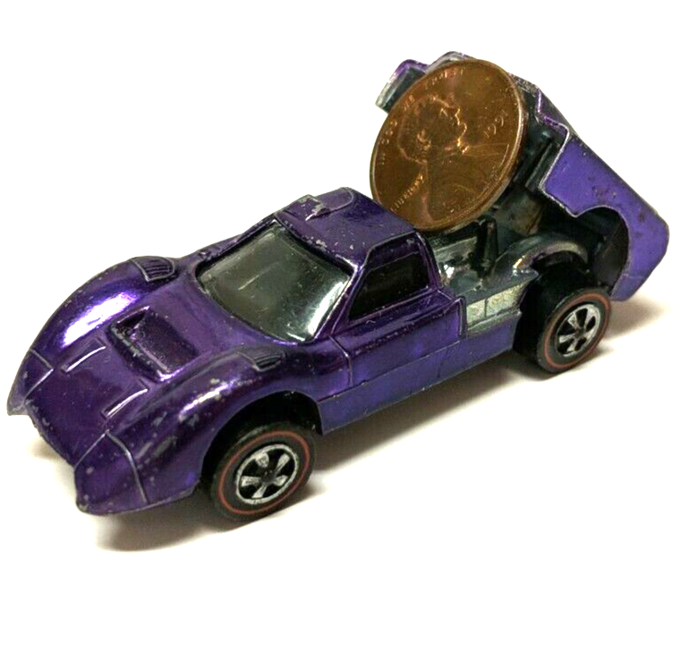 ホットウィール フォード J-CAR レッドライン スウィート 16 Hot Wheels Redline Ford J-Car 1967 Gold Sweet 16 Made In