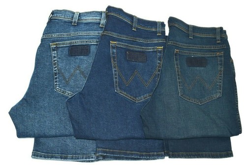 Wrangler Jeans Hombre Texas Elástico Corte Regular Denim Jeans FACTORY SECONDS WA33 - Imagen 2 de 41