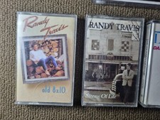 RANDY TRAVIS Storms Of Life  - Cassette Tape And Old 8x10 Cassette Tape.2 Tapes
