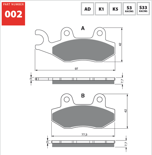 Front Brake Pads For Honda CRF 250 ME Supermoto 125 PCX Rieju 50 125 250 TANGO E - Foto 8
