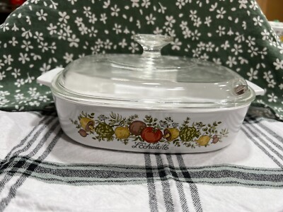 3/4 Inch Spice of Life Corning Ware Dish 