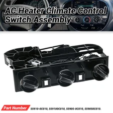 For Toyota 559100C010 AC Heater Climate Control Switch Assembly 3 Control Knob 