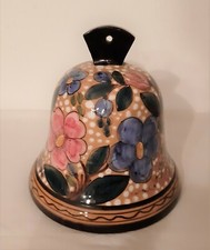RARA ORIGINALE CAMPANA MGA MAZZOTTI ALBISSOLA SAVONA ITALY POTTERY FENICE TULLIO