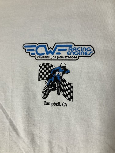 CW Racing Engines Vintage Motocross T-shirt - Picture 3 of 6