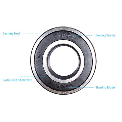 #ad #ad 6007RZ 6220RZ 6300RZ 6320RZ Rubber Seal Deep Groove Ball Bearings Generic $27.40