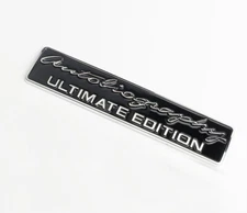 Autobiography Ultimate Edition car trunk Decal Badge Sticker emblem (1pcs black)