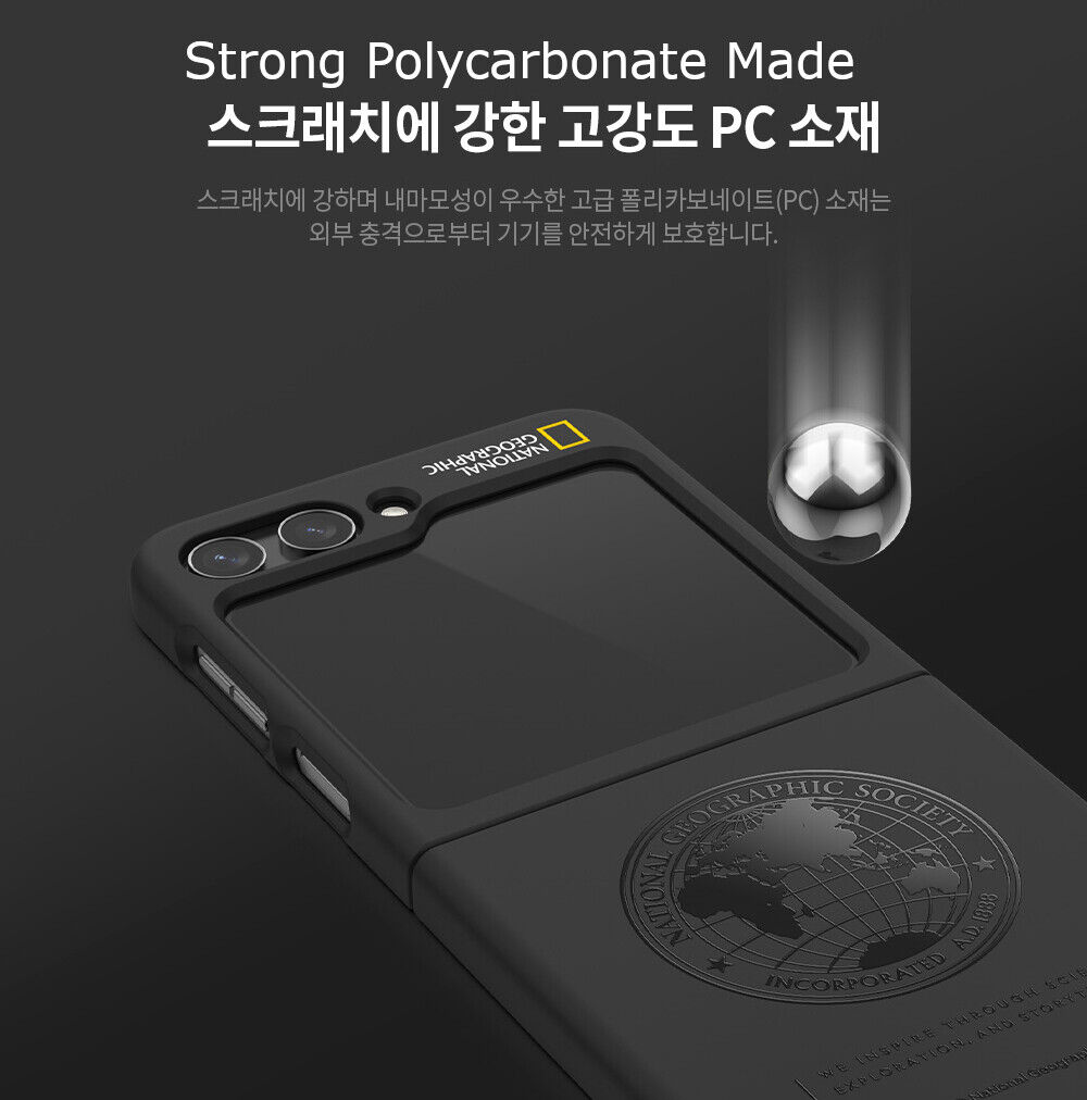 National Geographic SLIM FIT Hard Case Cover For Samsung Galaxy Z FLIP national-geographic-slim-fit-hard-case-cover-for-samsung-galaxy-z-flip