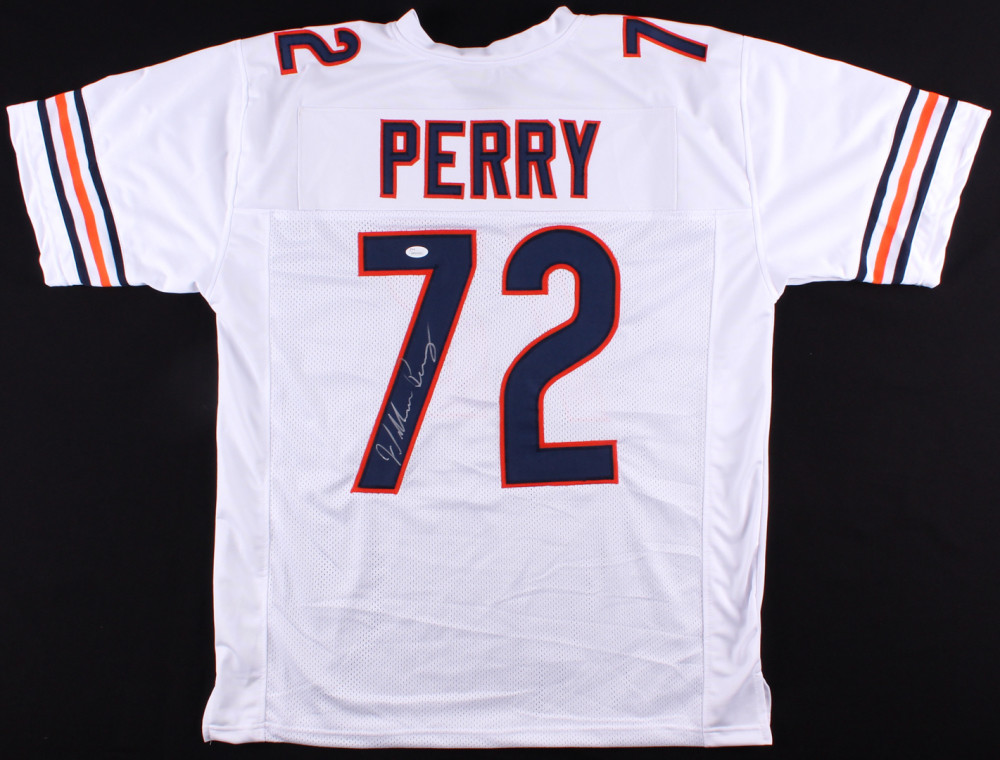William Perry Autographed Signed Chicago Bears Jersey (JSA COA) 1985 Super Bowl Shuffler 