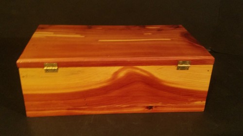 Vintage Home Made Homemade Wood Wooden Jewelry Box - Picture 8 of 12