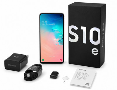 Samsung Galaxy S10e 128GB Prism White Unlocked Smartphone SM-G970U