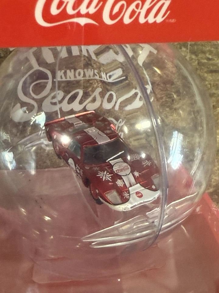 M2 Machine Coca-Cola 2025 Holiday Ornament 1966 Ford GT40 MKII - Image 2 of 4