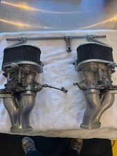 Dellorto Og Italian Drla 36 Carburetors Nv Gene Berg End Castings Linkage