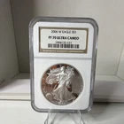 U.S. Mint 2006-W American Silver Eagle Proof 1 oz .999 Silver NGC PF70 UC