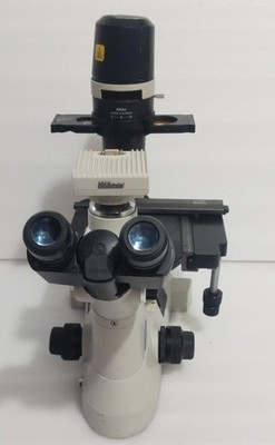Nikon TS100 Inverted Phase Contrast Microscope - DHL expedited