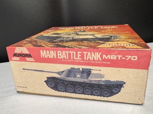 Vintage 1969 Aurora MBT-70 Main Battle Tank 1:48 Scale - Picture 8 of 8