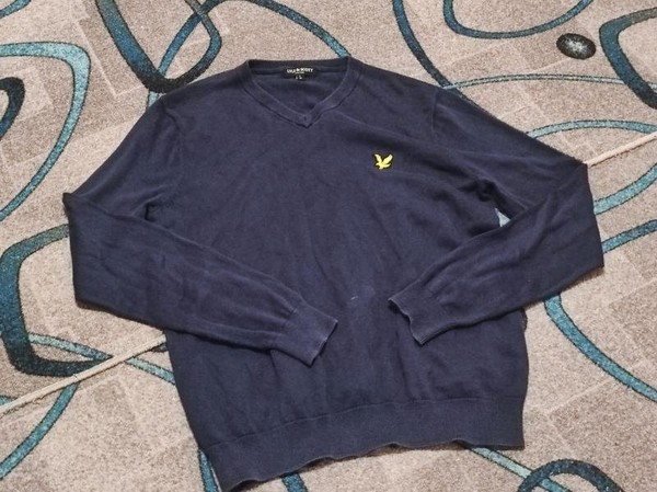 Men Lyle & Scott Sweater Navy L