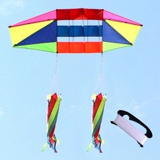 Colorful Kite Toy Large Single Line Kite for Girls Boys Kids