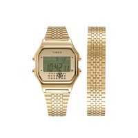 Timex X MM6 Maison Margiela T80 Digitaluhr Gold 34Mm Limited Gift Set Neu Ovp