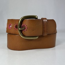GAP Wide Brown Genuine Leather Belt - Women's Size 32