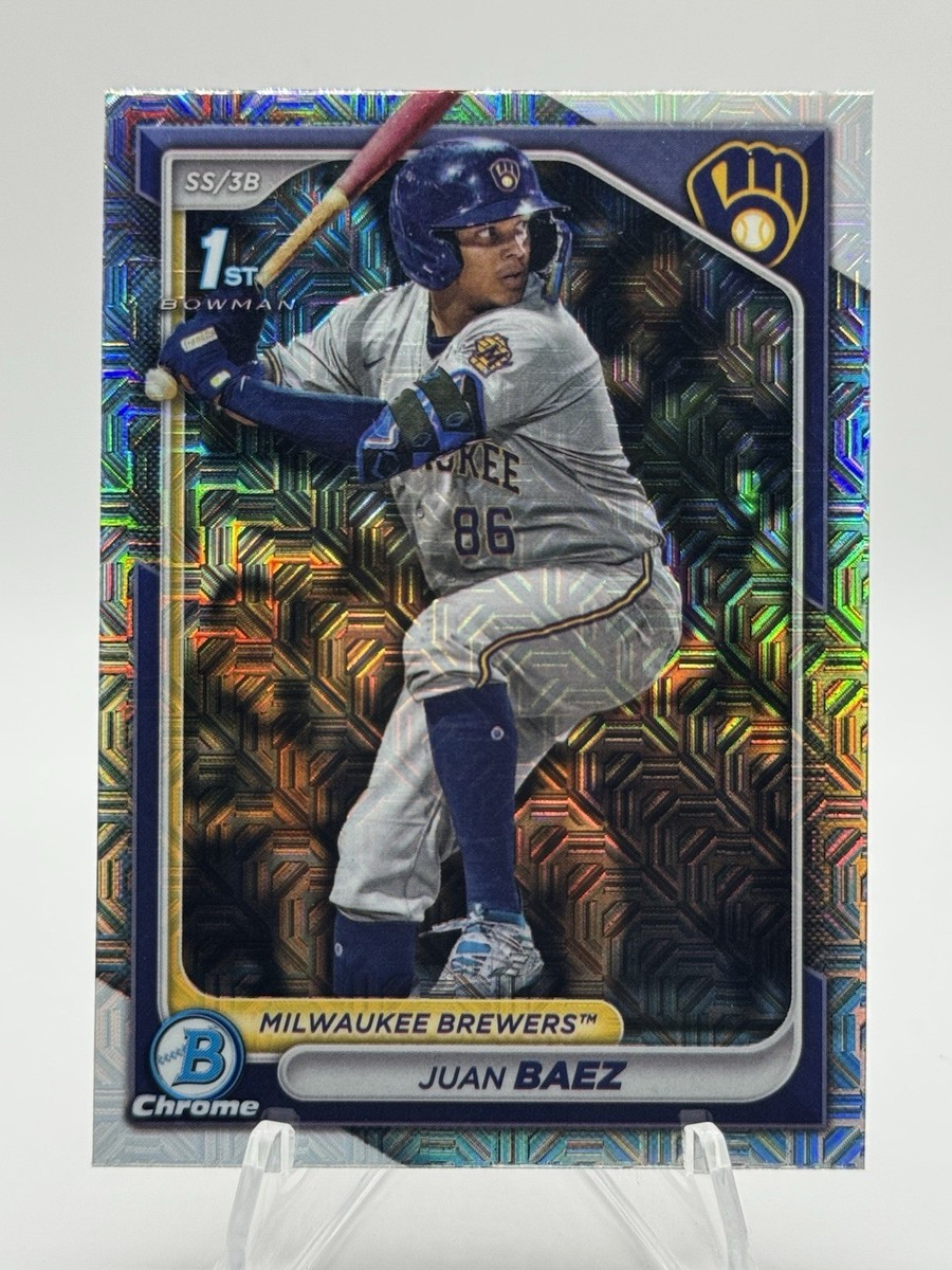 TOPPS １ST Bowman Juan Baez 1st Bowman Chrome Mojo 2024 Bowman Mega #BCP-160