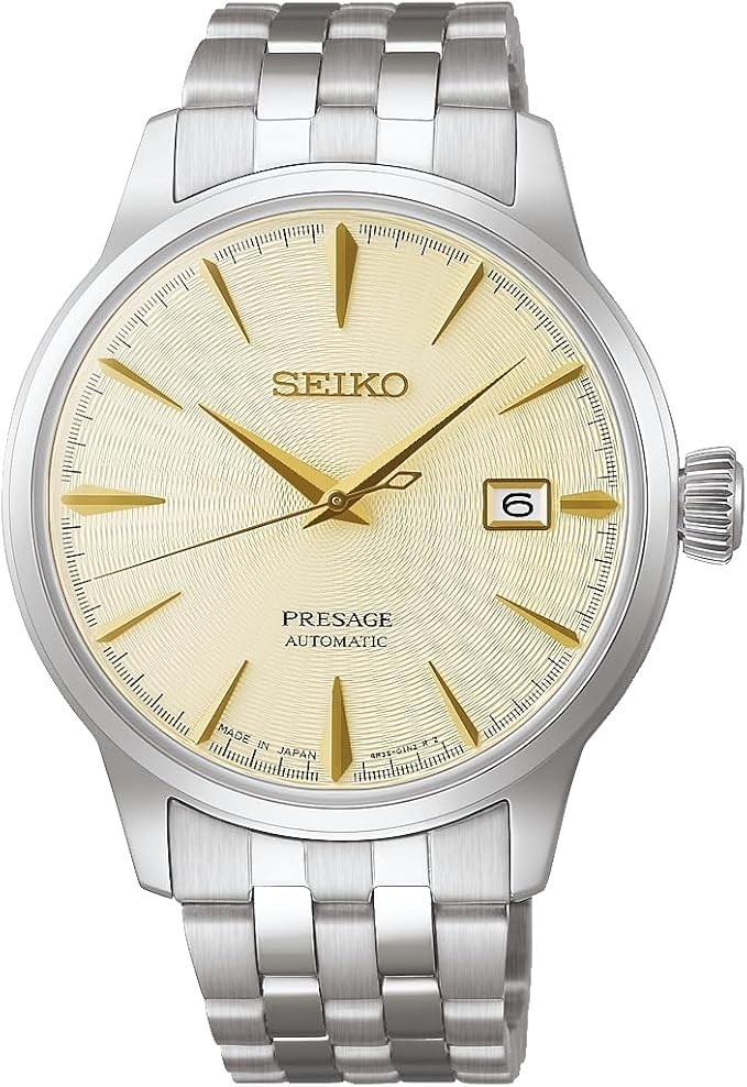 SEIKO Men Watch PRESAGE SARY273 Cocktail Time Gold Automatic Mechanical New