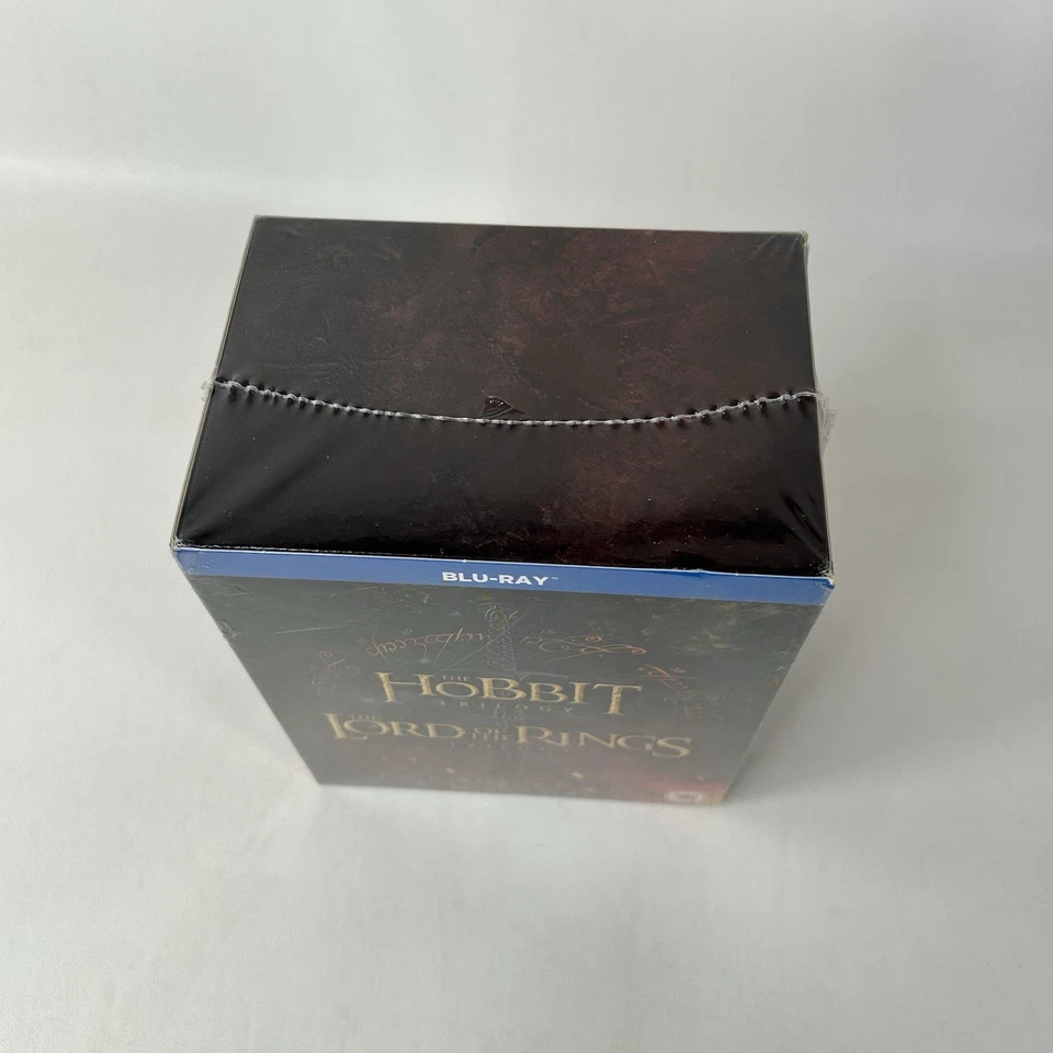 The Hobbit & Lord of the Rings Blu-Ray Box Set 6 Film Extended Editions New READ Foto 2 de 4