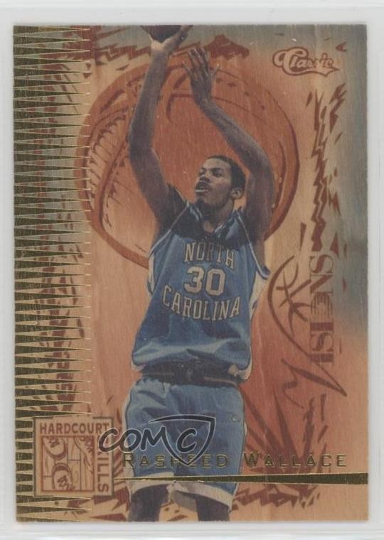 1995 Classic Visions Hardcourt Skills Rasheed Wallace #HS4 Rookie RC hg6