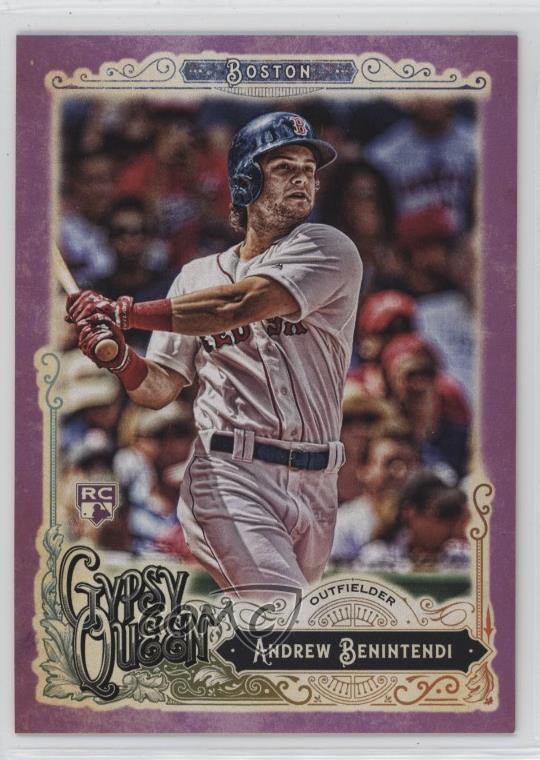 2017 Topps Gypsy Queen Purple 106/250 Andrew Benintendi #282 Rookie RC 00ek