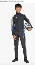 Adidas boys Messi training pants carbon X-small new